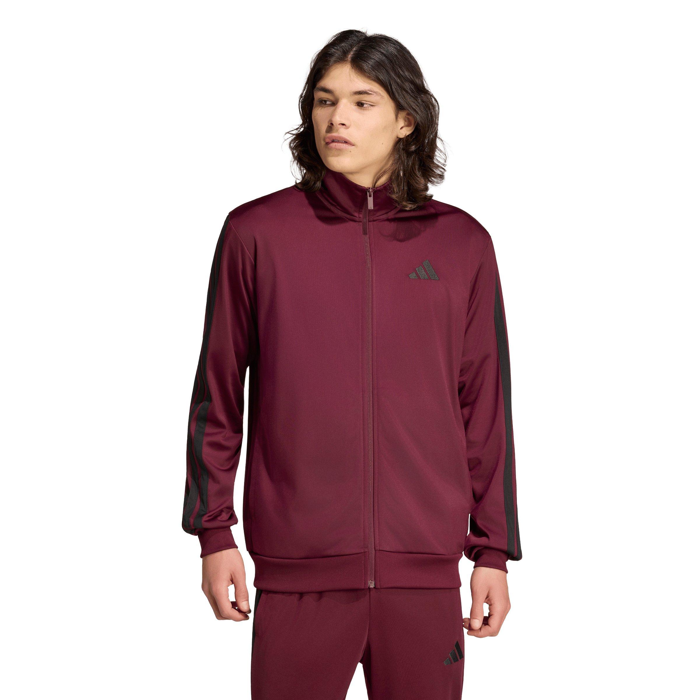 adidas Men's Dayready Tracktop - Maroon - MAROON